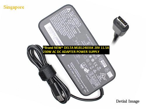 *Brand NEW* DELTA 230W M1B12403SK 20V 11.5A AC DC ADAPTER POWER SUPPLY - Click Image to Close